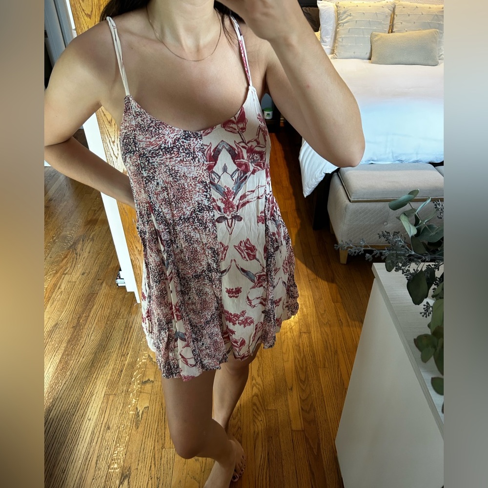 Free People boho comfortable romper. Size small.